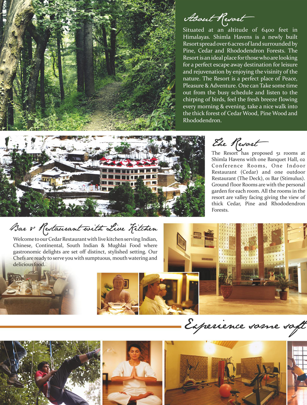 Shimla Havens Resort Over View	